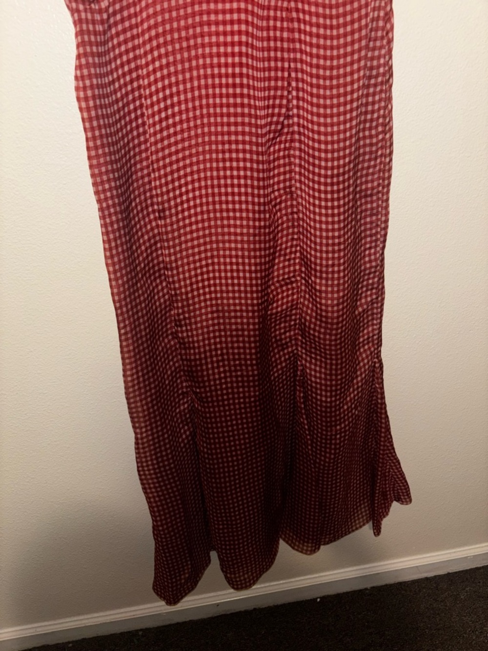 For love and lemons Bradford Gingham Maxi Dress NWOT XL - Picture 8 of 8